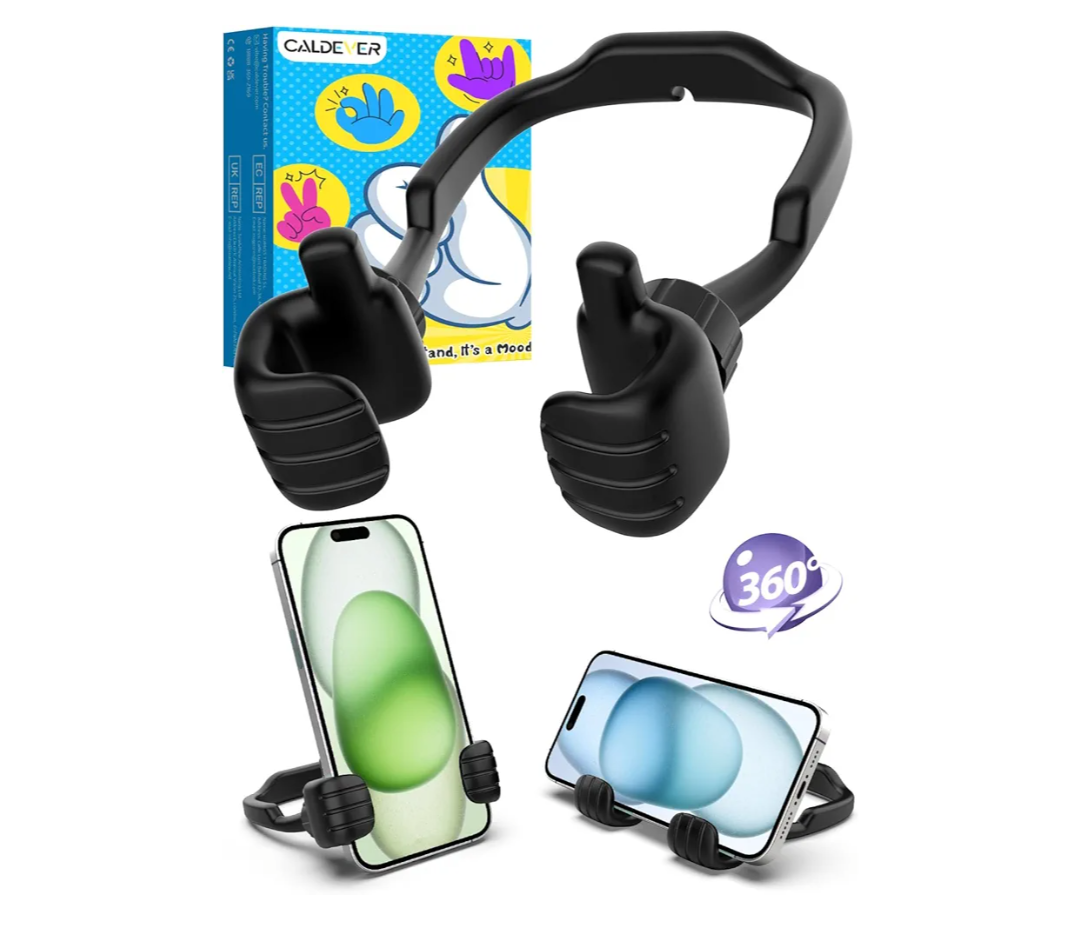 Valentines Day Gifts for Kids Teens Boys Him Men Ideas: Thumbs Up Lazy Phone Stand Cell Phone Holder Gifts for Girls Teenage Daughter Son Her Women Wife Adults Funny Cool Gadgets Stocking Stuffers