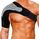 Shoulder Stability Brace Adjustable Shoulder Brace Support with Pressure Pad, Light Breathable Neoprene Rotator Cuff Shoulder Support for Sport, Dislocated AC Joint, Labrum Tear, Shoulder Pain - Right