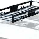TOOENJOY 59" x 15.5" x 5" Skinny Roof Cargo Carrier Basket, Heavy Duty Roof Rack Luggage Holder for Car SUV and Pickup, 200 LBS Capacity
