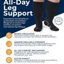 Pembrook Plus Size Compression Socks for Women Wide Calf - 3 Pairs, 20-30mmHg Extra Wide Calf Compression Socks, Up to 4XL