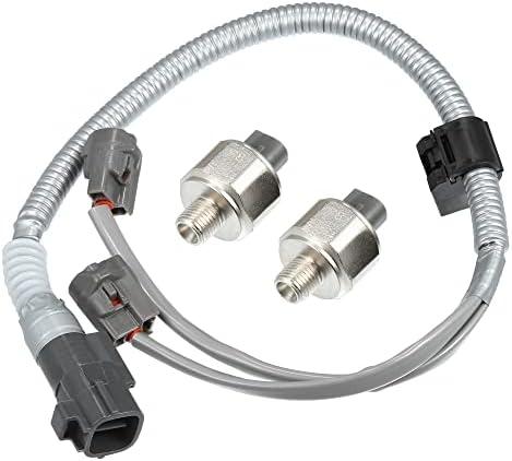 X AUTOHAUX No.82219-07010/89615-12040 Ignition Knock Detonation Sensor with Wiring Harness for Toyota 4Runner 1996-2002 for Toyota Tacoma 3.4L 1995-2004