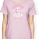 Couch Club - Do Not Disturb - Pink Cotton Women's Casual Short Sleeve T-Shirt, M