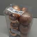 3.15" Rose Gold Christmas Ornaments for Christmas Tree 12 Pcs Medium Shatterproof Balls Christmas Tree Decorations Xmas Ornaments Balls with Hanging Loop for Wedding Holiday Party Wreath Home Decor