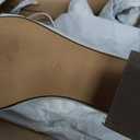 Amazon Essentials womens Two Strap Heeled Sandal (13 Wide, Ivory)