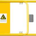 Self-Closing Gates,Safety Gates,22" to 40"W,High-Visibility Yellow Design
