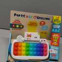 Chuckle & Roar Pop It! ABC & Spelling Keyboard  Interactive Alphabet & Sight Word Learning Toy with LED Lights, Soft Sensory Keys, 3 Grow-with-Me Modes, Screen-Free Educational Toy for Kids