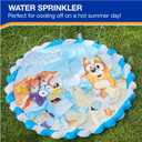 SwimWays Bluey Splash Mat, Kids Splash Pad, Outdoor Toys, Bluey Party Supplies and Water Toys for Kids Ages 1 & Up