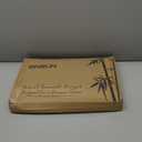 Bamboo Cutting Board for Kitchen Meal Prep & Serving, 3-Piece Wooden Set with Juice Grooves, Side Handles, Non-Slip Mats  Ideal for Meat, Veggies, Fruit  Ideal Gift for the Home (Carbonized brown)