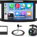 Qualcomm Octa-Core Car Radio Upgrade for Honda CRV (2012-2016), [4+64GB] 9-inch Touchscreen Car Stereo Carplay Android Auto, Android 13 Radio with 5G WiFi/BT5.1/GPS/SWC