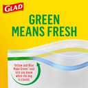 Glad Zipper Quart Freezer Bags, Resealable Bags, Multi-purpose Use, 50 Count (Pack of 1)