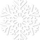 50Pcs Christmas Snowflake Placemats Winter Xmas Snowflakes Disposable Paper Table Mats 13 Inch White Hollow Out Paper Cutouts for Frozen Wonderland Holiday Party Supplies