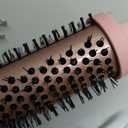 Dovza Blowout Boost Thermal Brush - 1.5 Inch Thermal Brush & Curling Iron for Voluminous Blowout, Dual Voltage, Ceramic Tourmaline & Negative Ion, 5 Heat Settings