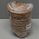 Zopeal 12 Pcs 7'' Woven Bread Baskets Bulk Plastic Round Woven Small Baskets for Gifts Empty Bread Serving for Food Fruit Easter Kitchen Restaurant Centerpiece Display Christmas