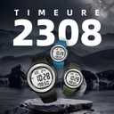 Mens Pedometer Watch for Walking Step Counter Watch No Charging, No App Connection, with EL Backlight. Simple, Practical Choice for Mobile-Free Fitness Enthusiasts TIMEURE-2308
