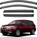 Window Visors Rain Guards Shield for 2007-2013 Acura MDX, Out-Channel Window Vent Wind Deflectors Visors Shades for 07 08 09 10 11 12 13 Acura MDX