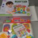 54in1 English & Spanish Busy Board Montessori Toys Gift for 1 2 Year Old Boys, Educational Montessori Toddler Boys Toys, Christmas Toys Gifts Toy for 1 Year Old Boy,1 2 Year Old Boy Toys Gifts