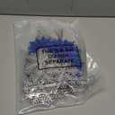 36 Pieces Glitter Snowflake Christmas Decorations Winter Flakes Ornaments Plastic Snowflakes Christmas Tree Hanging Snowflake Decorations for Xmas(Lake Blue, Royal Blue, Silver)