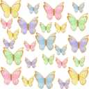 Yexiya 15 Pieces Butterfly Table Centerpiece Birthday Party Decorations Table Toppers Centerpieces Butterfly Theme Party Decor for Birthday Shower Supplies (Classic)