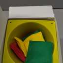 unanscre 31PCS 3 in 1 Carnival Outdoor Games Combo Set for Kids, Soft Plastic Cones Bean Bags Ring Toss Game, Gift for Birthday Party/Xmas