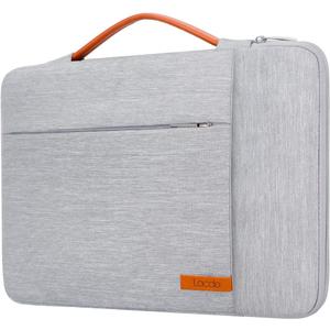 Lacdo 360 Protective 14 Inch Laptop Sleeve Case for HP Lenovo Dell ASUS Acer Chromebook 14 / HP Stream 14 / Dell Inspiron 14 / Lenovo IdeaPad 14 / Acer Spin 3 / ASUS ZenBook 14 Computer Bag, Gray