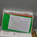 Lighting Single-Sided LED Exit Sign, Thermoplastic Construction, Switchable Red and Green Colors, Ni-MH Backup Battery, Includes Extra Faceplate, White