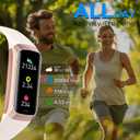 Fitness Activity Tracker for Men Women,Smart Watch with Blood Pressure Monitor Heart Rate Sleep Monitor IP67 Waterproof Pedometer Step Counter Calorie Tracker Health Watch for Android iOS Phones