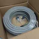 Pressure Washer Hose 100FT 4000 PSI, Kink Resistant Steel Braided Layer & NonMarking Rubber for Hot/Cold Water, High Power Washer Hose With 3/8 Inch Quick Connect & M22 Fitting, Gray