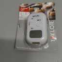 Taylor Multi-Alert (Sound, Light, Vibration) Digital Timer, Standard, White