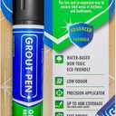 Grout Pen Black Tile Paint Marker: Waterproof Grout Paint, Tile Grout Colorant and Sealer Pen - Black, Wide 15mm Tip (20mL)