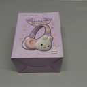 Kids Bluetooth Headphones, Wireless & Wired Over-Ear with Rabbit Design, Built-in Mic, Volume Limited, Comfortable & Foldable, for Children & Adults/School/iPad/Tablet/Airplane (Purple)