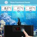 Aquarium Chiller, 79 gal 1/3 HP 300L Water Chiller for Cold Plunge, Hydroponic Cooler Fish Tank Cooling System for Axolotl Coral Reef Shrimp with Pump and Pipe