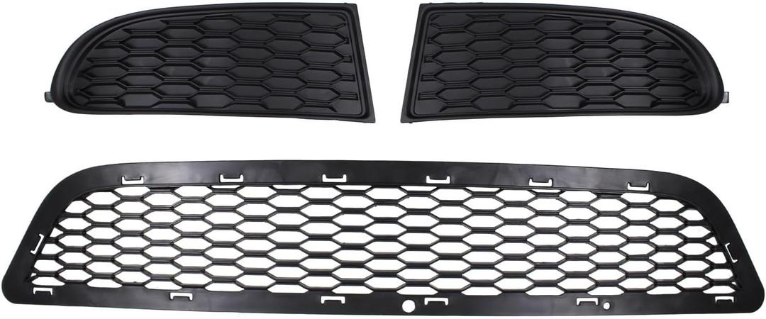 Front Lower Grill Grille and Fog Light Cover Bezel for Dodge Journey 2011-2020