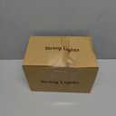 LED White Christmas Lights Outdoor, 25ft Extendable White String Lights Indoor, Christmas Tree Lights for Room Garden Patio Wedding Party Christmas Decorations