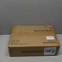 TUTOTAK Corner Shelf with LED Light, 6-Tier Corner Bookshelf for Small Space, Narrow Display Corner Shelf Stand with Storage Rack, for Living Room, Bedroom, Rustic Brown BS05BB006L