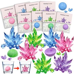 16Pcs Science Kit Crystal Growing Party Favor Supply Gifts for Kids Classroom Goodiebags Christmas Valentine's Day Gifts (16Pcs, One Size)