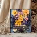 Vintage Wildflower Puzzles for Adults 1000 Pieces, PICKFORU Colorful Flower Bouquet Jigsaw Puzzles Dried Flowers, Unique Impossible Nature Floral Theme for Plant Lover