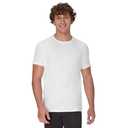Hanes Men's Undershirt, Underarm Sweat Blocking Tee, White Crewneck T-Shirt, 3-Pack, S