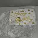 Happy Birthday Neon Sign for Wall Decor, Warm White LED Neon Light Signs, Art Decoration Happy Birthday Neon Light Sign for All Birthday Party Decoration with 2 Pcs Pasters (1712 Inch)