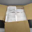 MyGift 2 Pcs Clear Acrylic CD Holder Racks, Stackable CD Storage Box, Music Disc DVD Display Cases, Modern Media Cassette Organizers with Cutout Carrying Handles