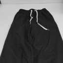HeSaYep Women's Wide Leg Sweatpants Elastic High Waist Loose Sweat Pants Straight Leg Drawstring Trousers with Pockets (Black),S