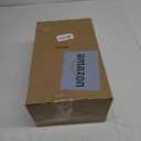 Woanger Set of 4 Wicker Storage Baskets OrganizerHandwoven Storage Bins with Lid for Organizing, Home Utility Box for Home Office Supplies Multipurpose Container(Coffee)