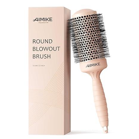 Aimke Brush(2.1 Inch), Non-electronic, Self-Standing Round Quick Styling Brush, Great Blowout, Ceramic Coated/Ionic Thermal Barrel, Blowout Volume, Wave Styler Aimke Brush(2.1 Inch), Non-electronic, Self-Standing Round Quick Styling Brush, Great Blowout, Ceramic Coated/Ionic Thermal Barrel, Blowout Volume, Wave Styler