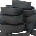 Tactical Rubber Band Black - Heavy Duty UV Heat Cold Resistant Thick Strong Elastic Rubber Bands Outdoor Hiking Backpacking Survival Camping Biking Fixed Item (#94)