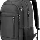 Travel Backpack for Men, Lightweight 40L Business Laptop Backpack with 17.3 Inch Laptop Compartment, Daypack for Flight, Durable Water Resistant Bookbag, Hiking, Work Backpack, Black