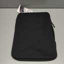 Case-it Neoprene Padded Laptop Sleeve | Holds Up to 13 Inch Laptop/Tablet | Easy Handle to Carry | External Zipper Pocket | Laptop Protector | LAP-514-NEO Black