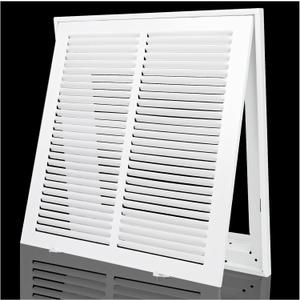 Return Air Grille 14x14,Air Return Vent Cover for Ceiling and Wall,Steel HVAC A/C Vent Cover Grill Fits Duct Opening 14"W x 14"H,Holds 1" Thick AC Filter