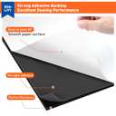 MAGZO 6Pcs Adhesive Foam Padding 1/4 in Thick X 4 in X 4 in,Closed Cell Foam Sheets Neoprene Rubber Self Stick Pads Anti Vibration Pads,Black (4in x 4in x 1/4in, 6Pcs)