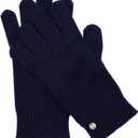 KVSS Cashmere Gloves for Women & Men Knit Winter Gloves | Luxury from Inner Mongolia (Navy)