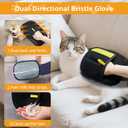 3 x 4 Pack Pet Hair Removal Glove,Efficient Pet Hair Remover for Dogs and Cats,Gentle Dog Hair Remover and Cat Hair Remover,Soft Pet Hair Remover Glove for Furniture and Clothing,Hair Removal Glove