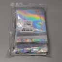 100 Pack Resealable Holographic Bags for Small Business, Iridescent Mylar Bags with Clear Front Smell Proof Foil Packing Pouches for Multipurpose Storage (5.5 X 7.9 inches)